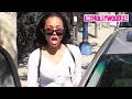 Karrueche Tran Says She s Never Getting Back With Chris Brown While Out Grabbing Lunch In WeHo CA