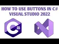 Button in C using Visual Studio 2022 C Sharp Winforms Tutorial
