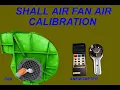 AIR CALIBRATION DRI SHELL FAN AIR VOLUME CALCULATION