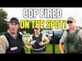 Cop FIRED on the Spot After Losing Control
