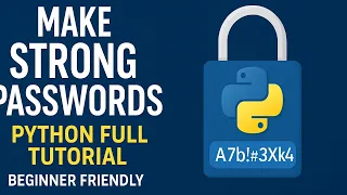 Build a Random Password Generator in Python Full Tutorial for Beginners In Mobile