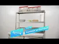 How to Assemble an Avantco Prep Table Overshelf