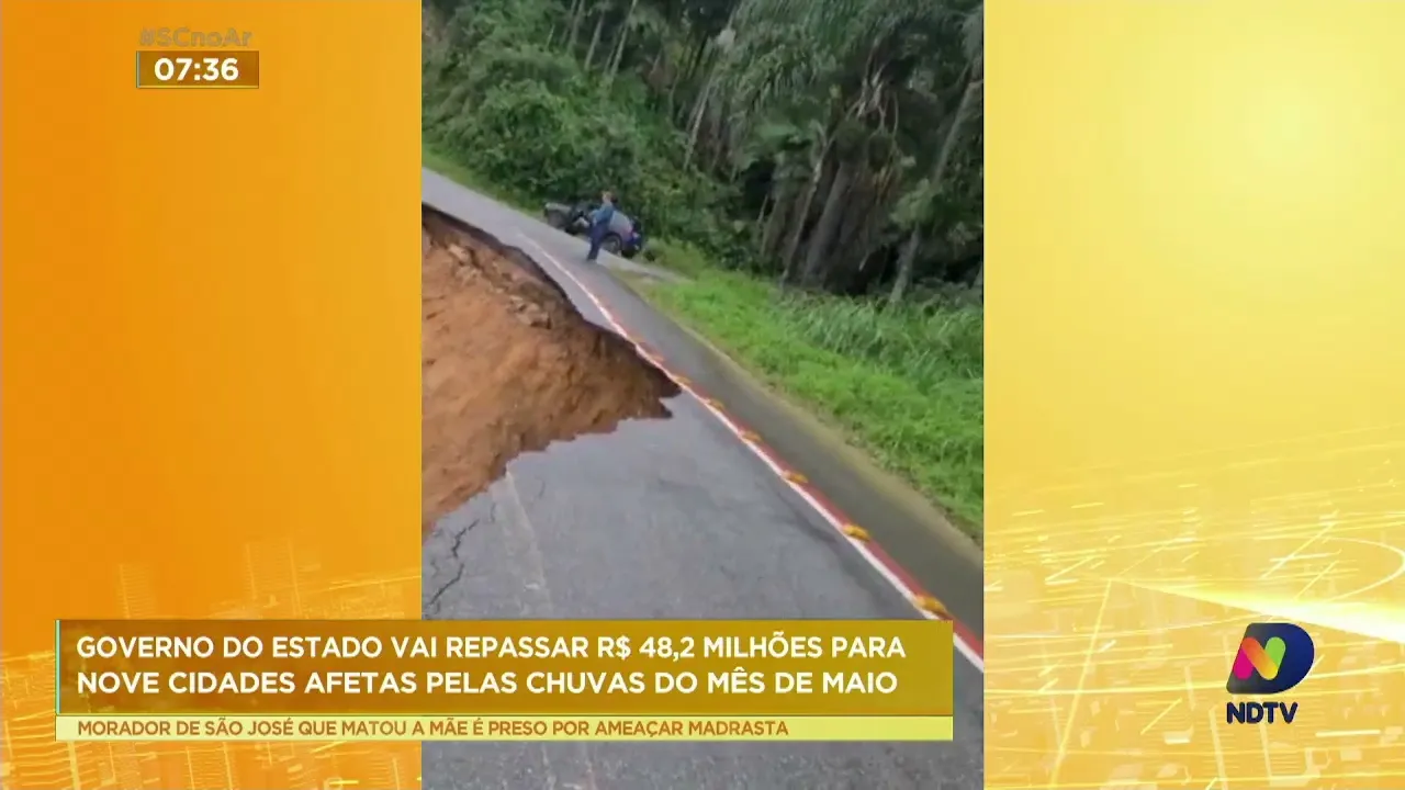 Governo do Estado vai repassar r$ 48,2 milhões para nove cidades afetas pelas chuvas do mês de maio