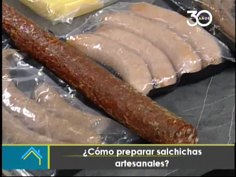 ¿Cómo preparar salchichas artesanales?