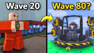 How Far Can Each Tower Go in TDX Endless With Infinite Money