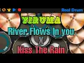 Download Lagu Yiruma - River Flows And You X Kiss The Rain (Real Drums App Covers) by - JB.Drummer