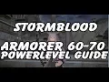 FFXIV Armorer 60-70 Powerlevel Guide - Leves Collectables Resources