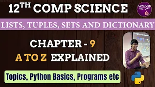 12th Computer Science Python - Chapter 9 List