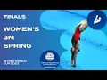 LIVE | Women’s 3m Springboard Final | Diving World Cup 2023 Montreal