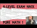 Exam Hack CIE AS Maths P1 Arithmetic and Geometric Series Question