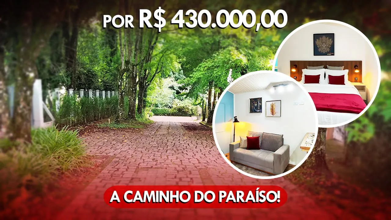 Video do Imóvel: Flat com 1 dormitório à venda, 32 m² por R$ 430.000 - Vila Ondina - Campos do Jordão/SP