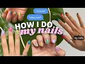 HOW I DO CUTE PINTEREST NAILS at home 4 trendy and easy diy nail art for SHORT NAILS BEGINNERS