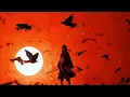 Itachi Akatsuki Sunset Crows 4K Desktop Live Wallpaper