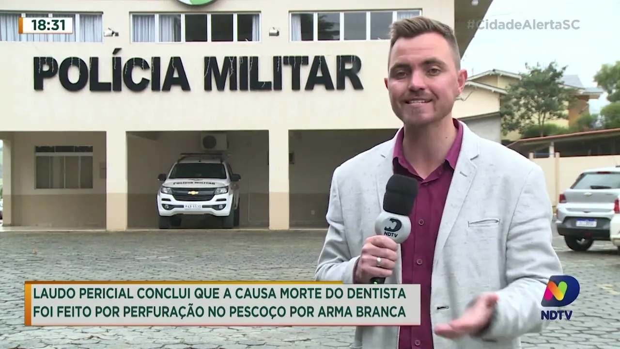 Suspeito de matar dentista, em Fraiburgo, é preso em Ibirama