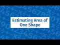 Tangrams - Estimating Area of One Shape