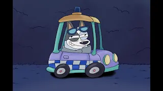The Sleepover of Bluey but in 90s Nicktoons style
