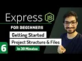 Getting Started With Express Framework Express App Generator Node js Tutorial for Beginners