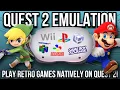 Play almost ANY RETRO games on the QUEST 2 Quest 2 Emulation is CRAZY