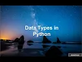 Data Types In Python Arabic