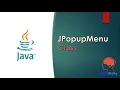 Java Swing GUI Part Popup Menu creation using JPopupMenu Class MouseAdapter - mouseClicked