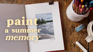 How to Paint a Simple Vacation Landscape