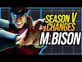 ALL M.Bison Changes - Season V - Street Fighter V Champion Edition