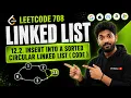 708 2 Insert into a Sorted Circular Linked List Code Linked List Playlist