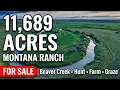 13 2M Montana Ranch for Sale 11 689 Acres Near Malta MT