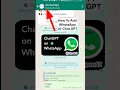 How to Add WhatsApp Chat Gpt how to use chatgpt in whatsapp