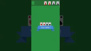 Won Google Solitaire in Few Minutes