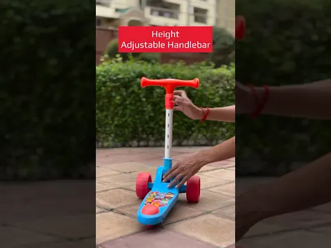 🛴 Fun, safe & stylish! LuvLap Elegant Scooter keeps kids active, happy & healthy 💛✨ #kidsfun