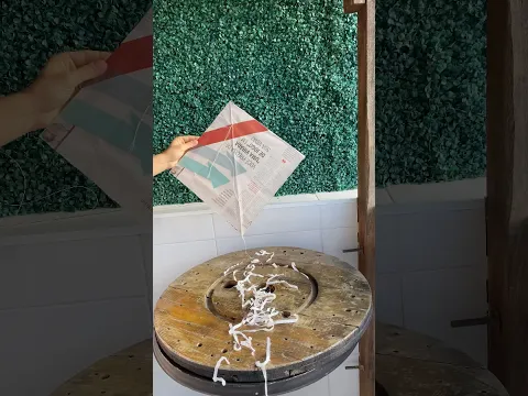 Só os raizes fizeram pipa de jornal!🤩🪁