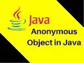 8 15 Anonymous Object in Java
