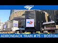Amtrak Adirondack Train 75 to Boston Boarding Call Announcements at New York Penn Station