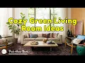 Trendy Green Boho Living Room Inspirations Organic Elegance Modern Small Living Room Ideas