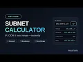 Free Subnet Calculator for Network Engineers CCNA Students