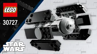 LEGO Star Wars TIE Advanced (30727)[68 pcs] Step-by-Step Building Instructions @TopBrickBuilder