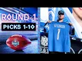 Picks 1-10 New York New York 2022 NFL Draft