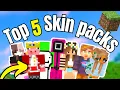 TOP 5 FREE SKINS IN minecraft BEDROCK