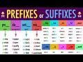100 Important New English Words Phrases with Prefixes Suffixes Improve Your English Vocabulary