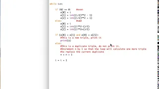 Python Programming Challenge 1 Pythagorean Triples