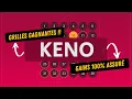 JEU DU KENO GRILLES GAGNANTES