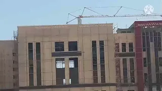 جامعة المنصورة الجديدة وسرعة الانجاذات وتكنيلوچية البناء دندنها