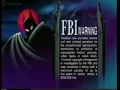 Batman FBI Copyright Warning VHS Capture