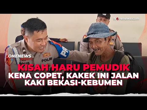 Viral! Uang dan HP Dicopet, Kakek 73 Tahun Nekat Jalan Kaki dari Bekasi-Kebumen