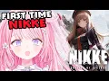 FIRST TIME PLAYING NIKKE AND USING AN EYE TRACKER !!!
