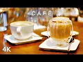 CAFE in 4K 2 Hours Real Cafe B-Roll Footage Relaxing Jazz Music Coffee Shop Vibes Ambience LoFi