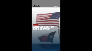 Weather A look at the windy dusty conditions around East El Paso Wednesday