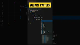 Hollow Square Star Pattern in C