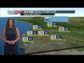 Mild Monday tracking multiple chances of rain